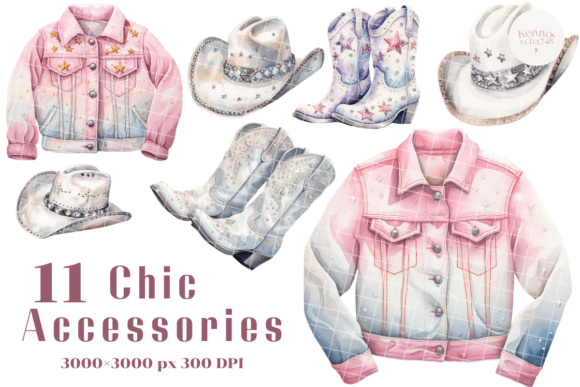 Chic Accessories Watercolor Illustration Guide