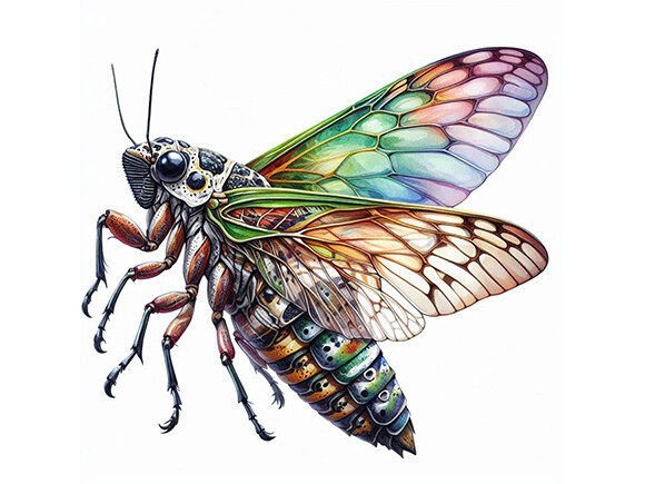 Cicada Watercolor Painting: A Designer's Guide to This Expressive Display Font