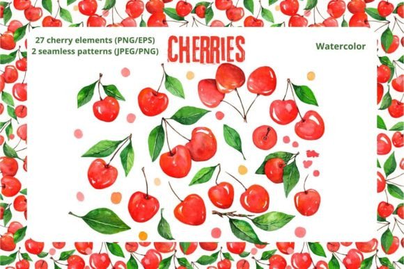 Designing with Heart: The Cherry Elements Watercolor