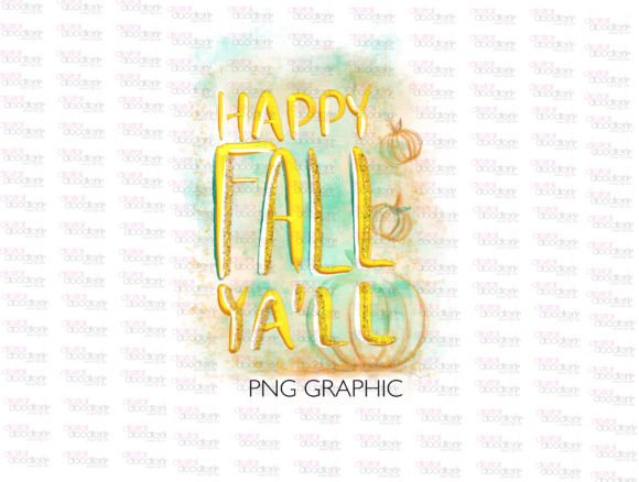 Happy Fall Y'all Watercolor Graphic Review