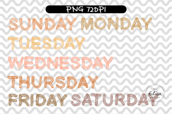 Watercolor Days of the Week Clipart: A Designer’s Guide