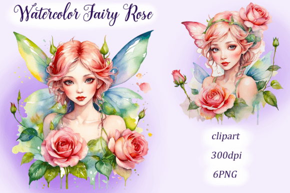 Watercolor Fairy Rose Clipart: A Designer's Guide to Enchanted Florals