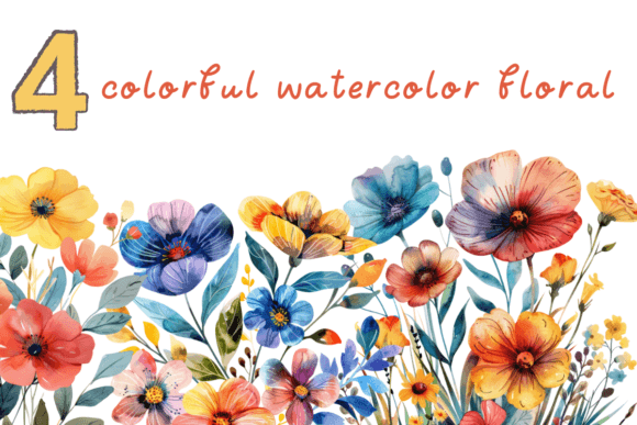 Watercolor Flowers: A Creative’s Guide to Colorful Floral Typography