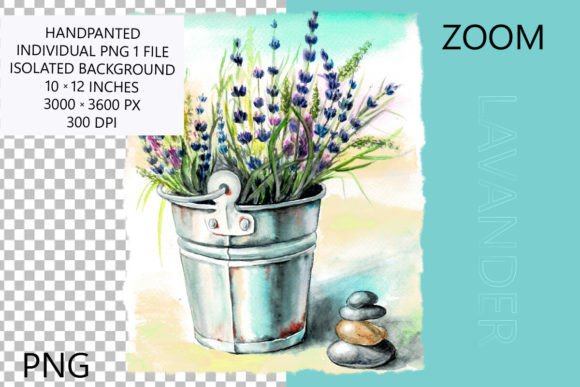 Watercolor Lavender Sublimation PNG Design Guide